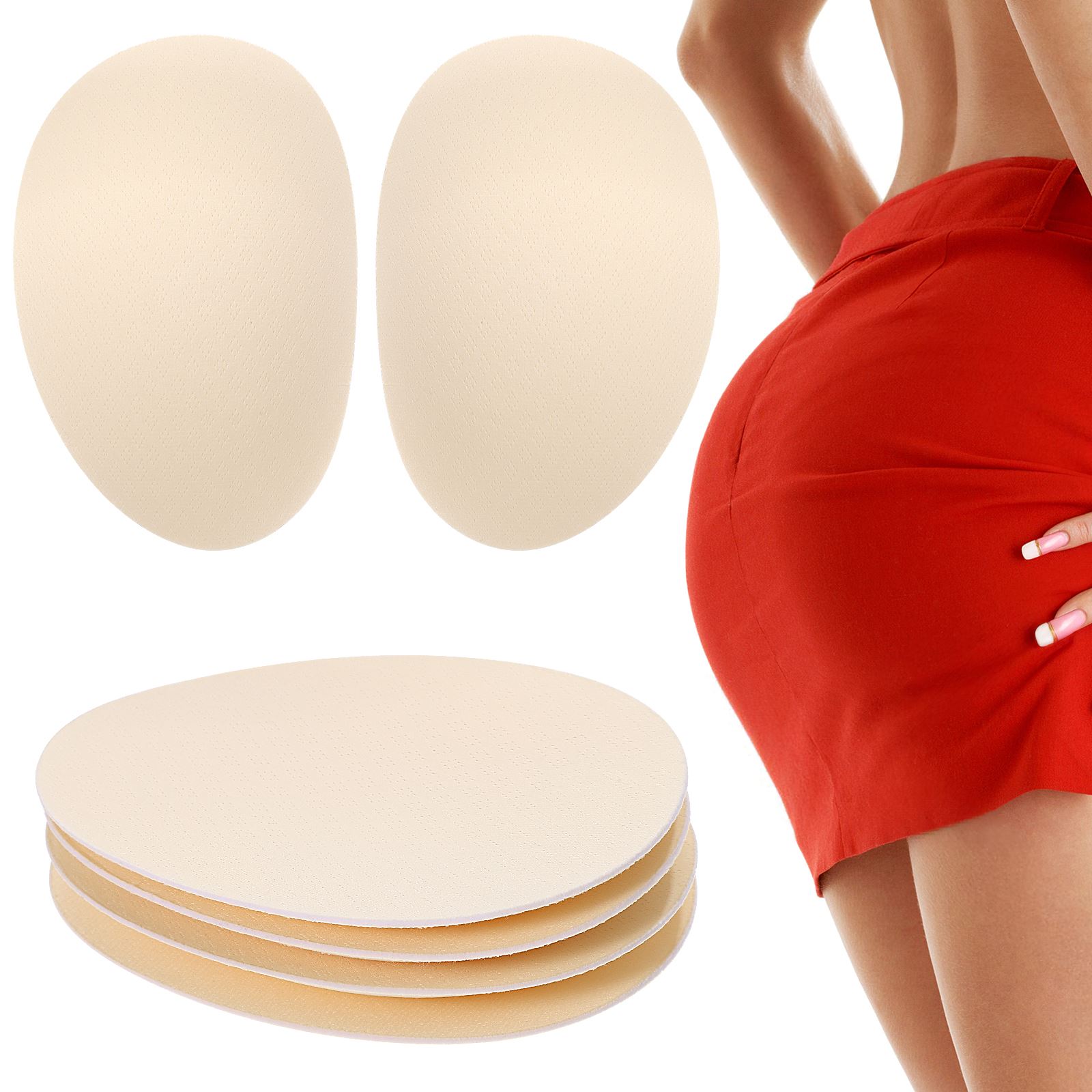 Hip Thrust Pad - 4 adet Crossdressing Kalça Pedleri Sünger
