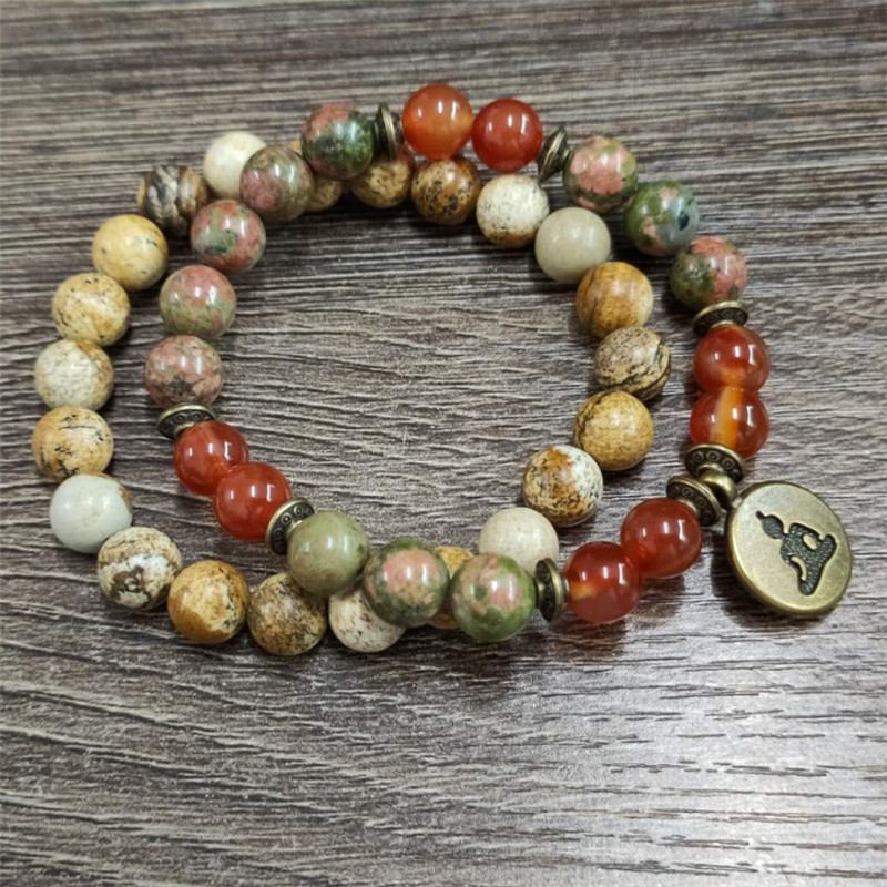 Charm taş bilek Mala şifa kris - J-Yoga Fitness incelemesi ve fiyatı