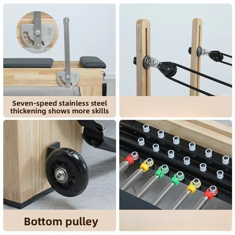 Yüksek Kaliteli Akçaağaç Pilat - Yoga Fitness Reformer incelemesi ve fiyatı
