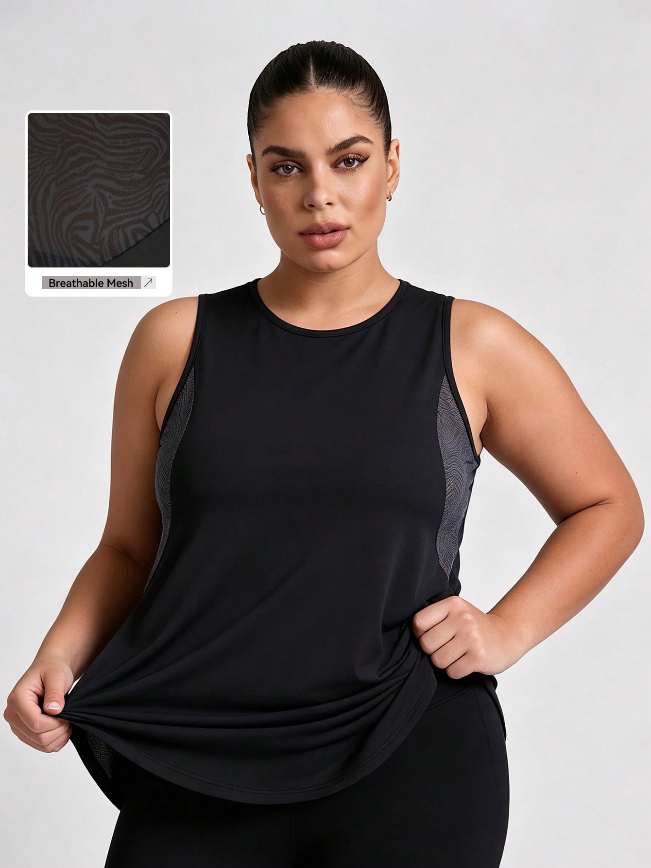 Artı Boyutu Örgü Tank Top Kadı - Yoga Fitness Plus incelemesi ve fiyatı